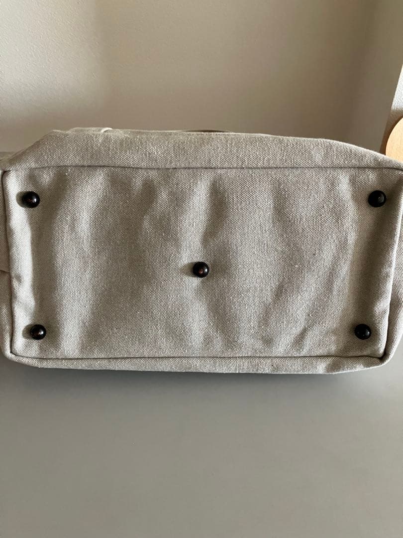 フリーステッチ　トートバッグ　リネン　ソリッド　S