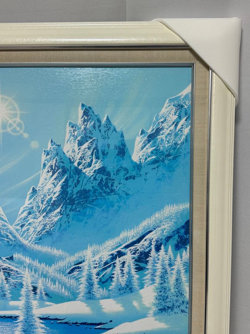 ジョン・ラッテンベリー　クリスタルブルー　シルクスクリーン