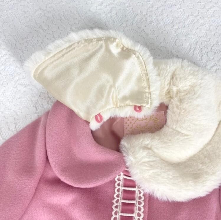 ♥キキ様♥️シャーリーテンプル♥リボンウールコート&デニムパンツ♥120♥