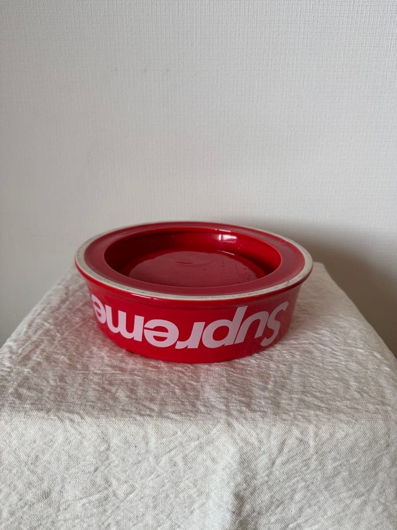 【希少】Supreme ドックフード皿 RED