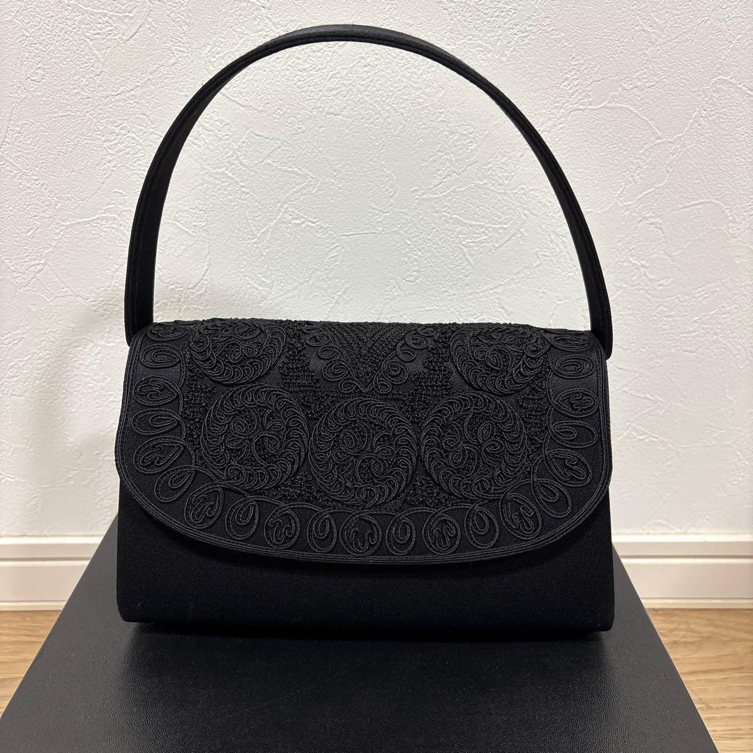 岩佐　コード刺繍被せフォーマル岩佐] お葬式 葬儀 日本製 葬儀用バッグ