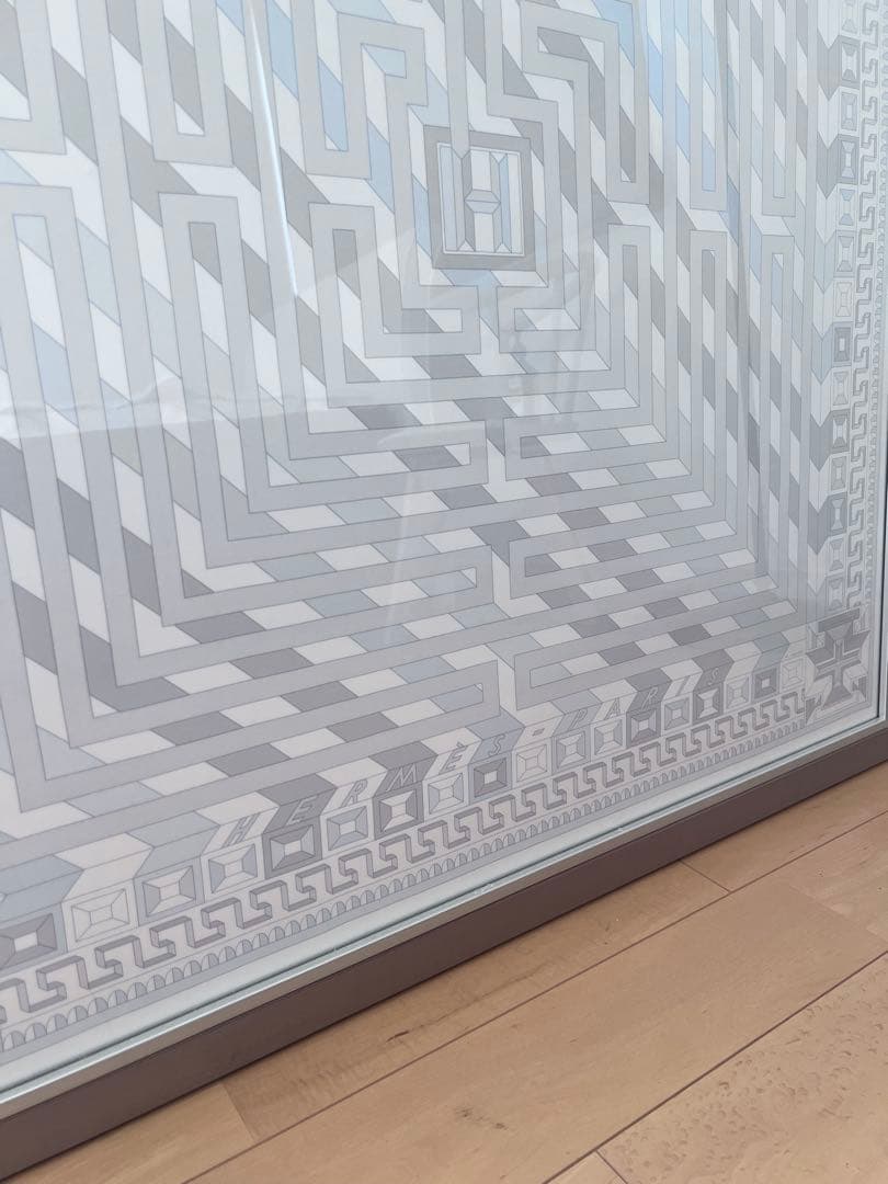 エルメス　スカーフ　額装2