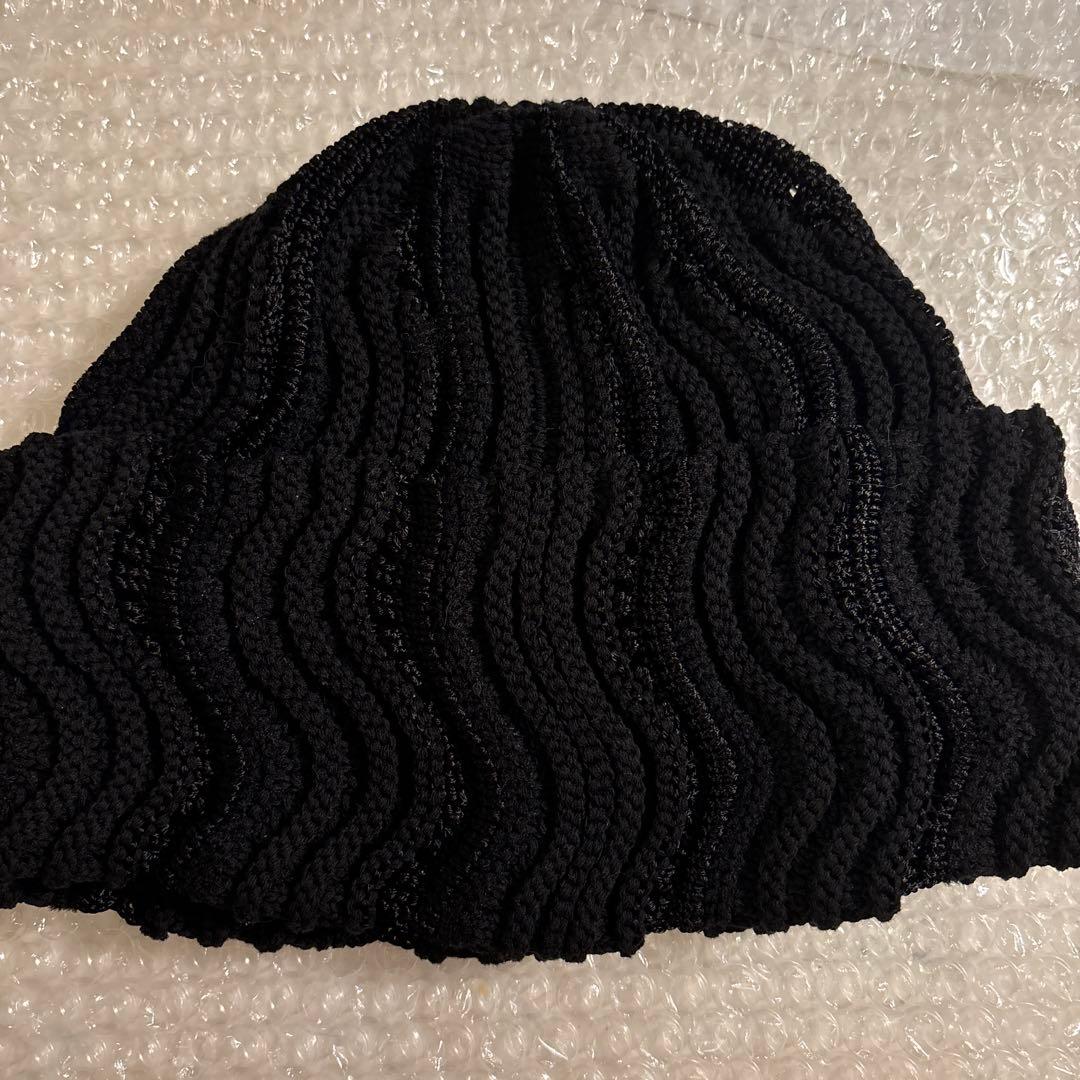 韓国 atiissu ニット帽 ビーニー ブラック ジェントルモンスター