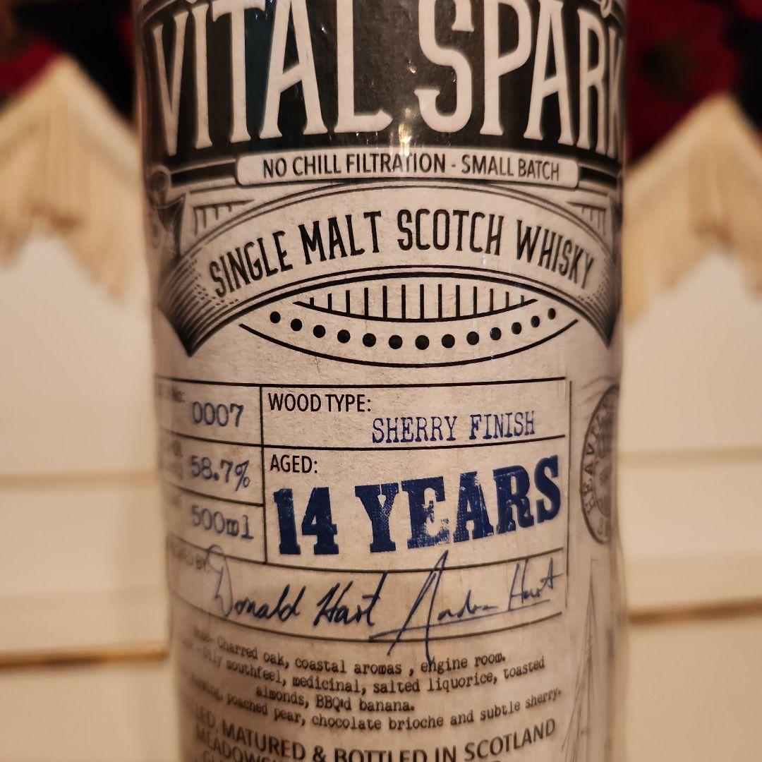 販売 生産終了[入手困難 ] VITAL SPARK14年シェリーフィニッシュ