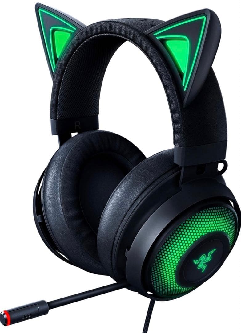 Razer Kraken Kitty Black ゲーミングヘッドセット