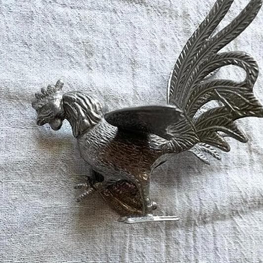 VINTAGE フランス アンティーク フランス　ニワトリ　置物　オブジェ