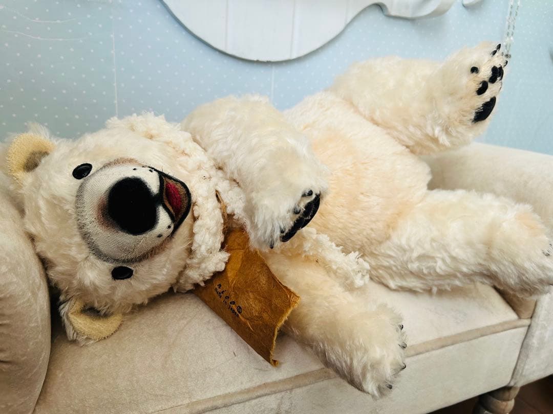 国内作家様　シロクマ　テディベア　ぬいぐるみ　金井二一奈様　アートドール