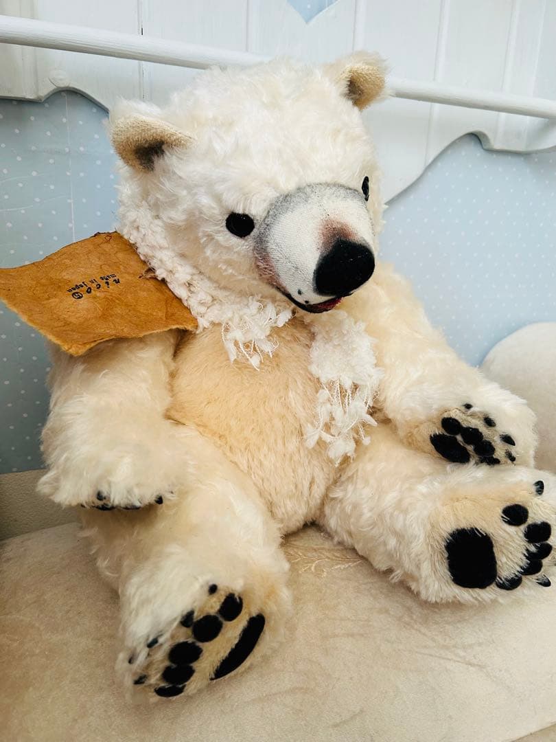 国内作家様　シロクマ　テディベア　ぬいぐるみ　金井二一奈様　アートドール