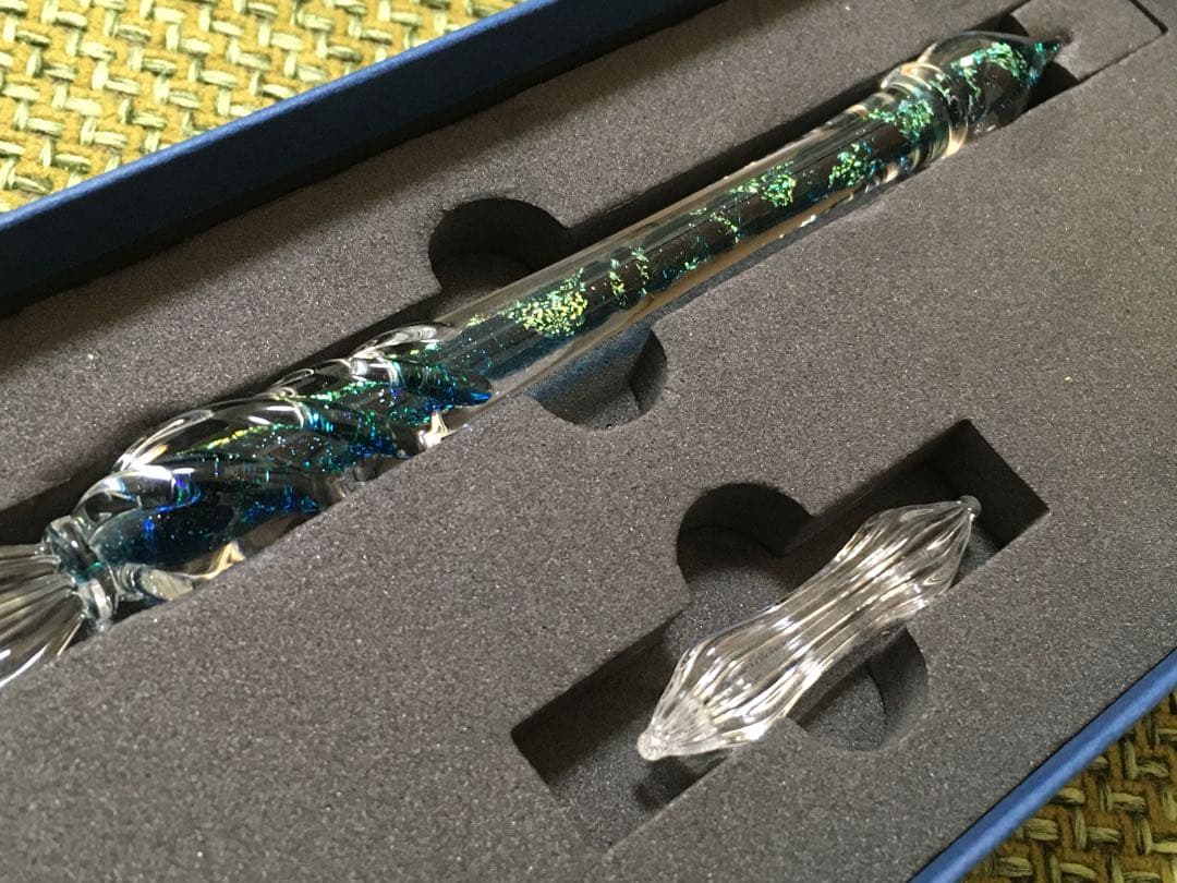 ガラスペン　銀河鉄道の夜　ガラス工房LUC