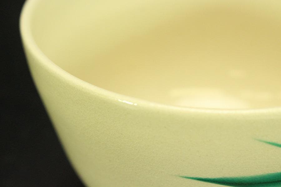 茶道具 仁清写 螢絵茶碗 美品 共箱(A669)