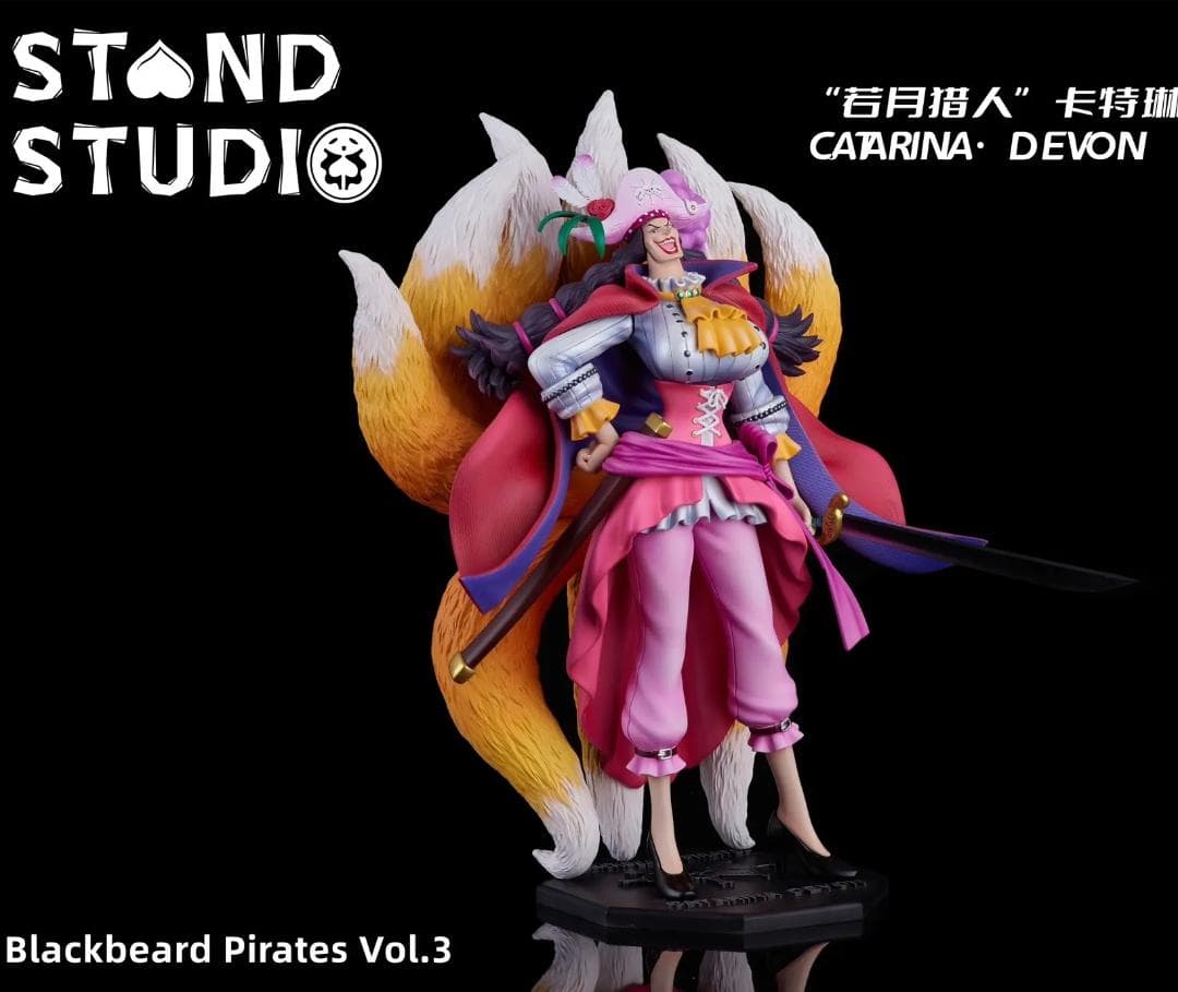 ワンピース カタリーナ・デボン フィギュア ガレージキット 塗装済み完成品