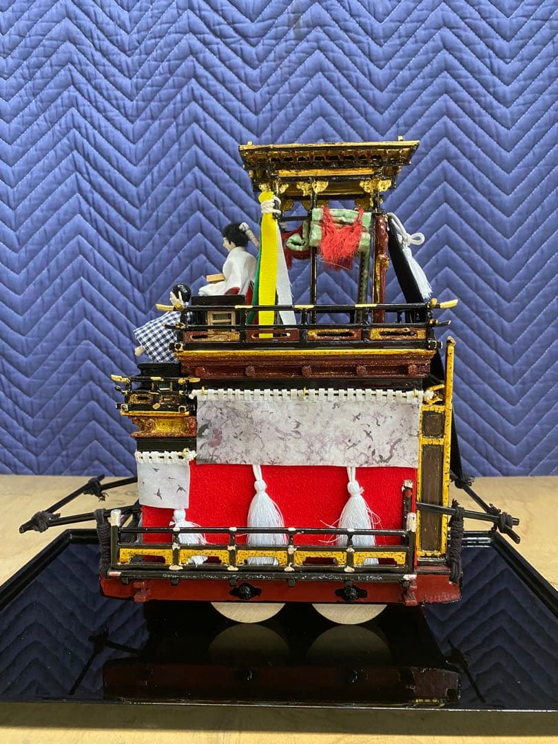 ユネスコ無形文化遺産登録　岐阜県大垣市の大垣まつりの山車のミニチュア1/20