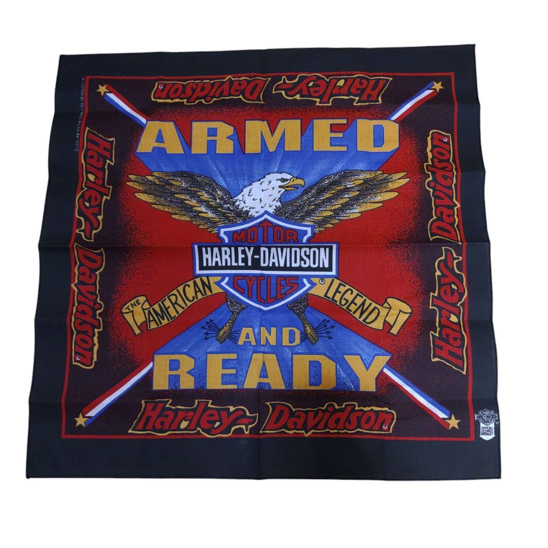 90s USA製 HARLEY-DAVIDSON キムタク私物同品 バンダナ