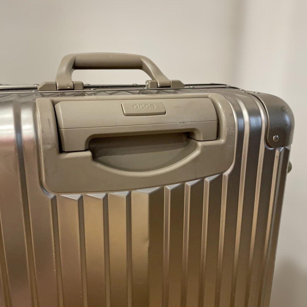 occa プレミアム 高級アルミスーツケース キャリーケース シルバー