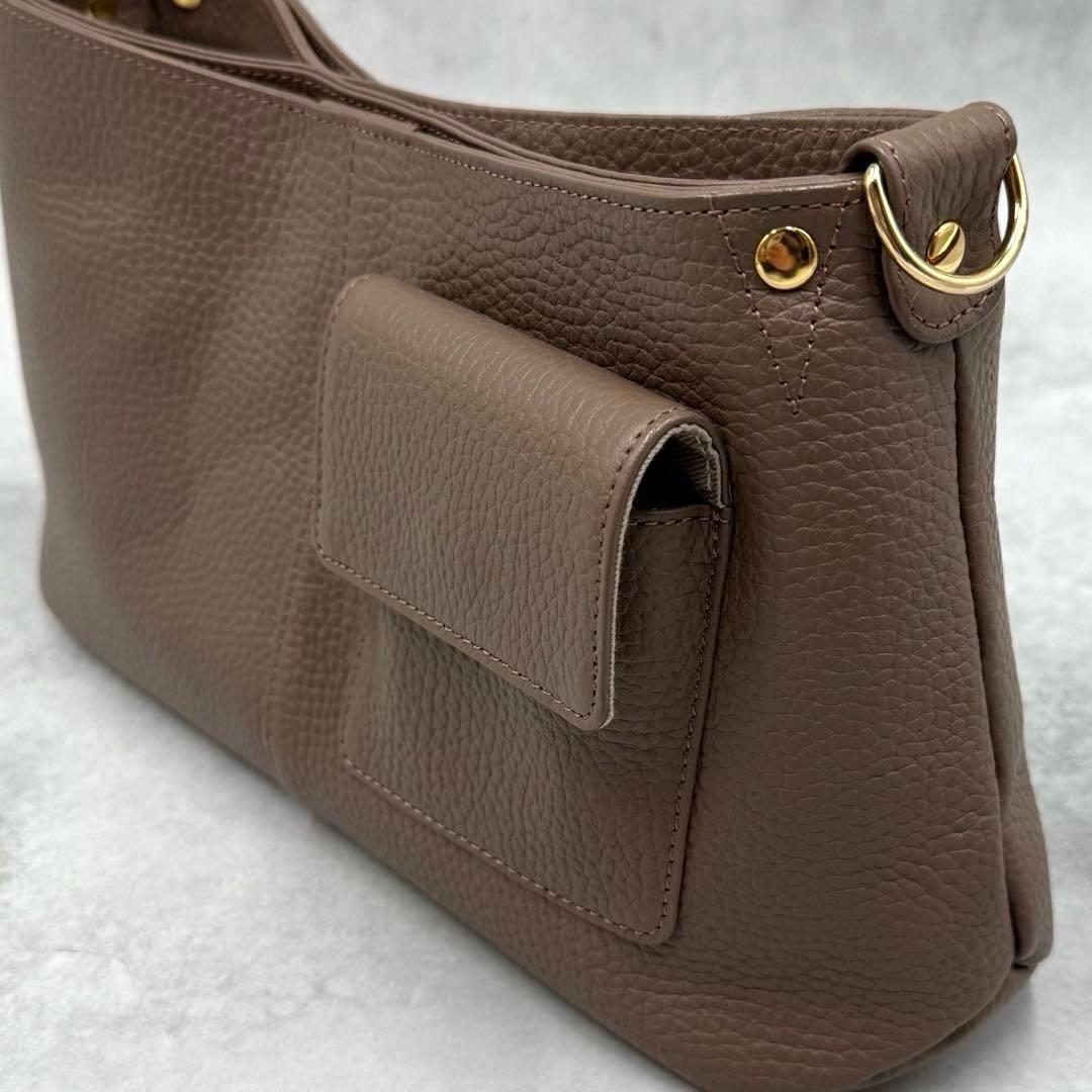 ATAO アタオ chivy チヴィ ショルダーバッグ グレージュ 2way