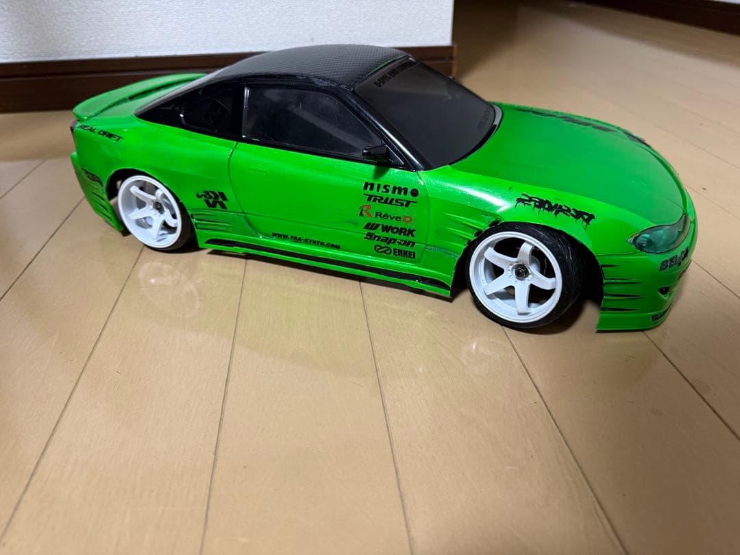 ラジコンボディ　S15シルビア　希少アディクションエアロキット付