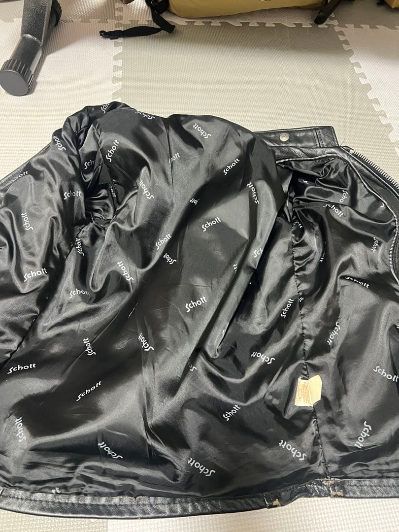 h*9様 最出品Schott 641 ライダース シングル ショット　34