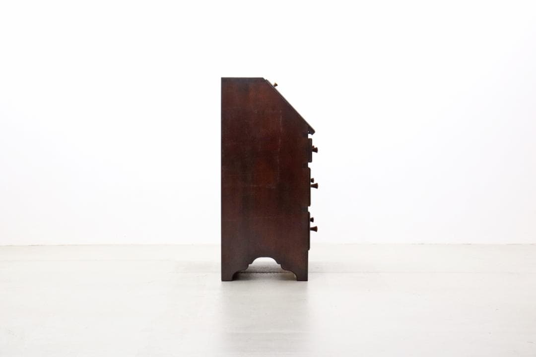 松本民芸家具 308型 ライティングビューロー ミズメザクラ無垢材 デスク