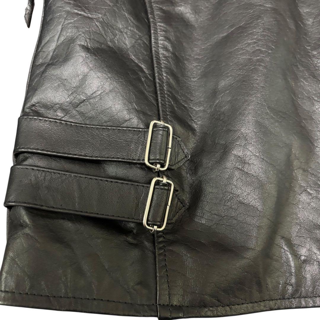 【きりこ】HORN WORKS シングルライダースジャケット　バッファロー