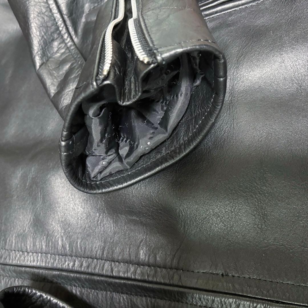 【きりこ】HORN WORKS シングルライダースジャケット　バッファロー