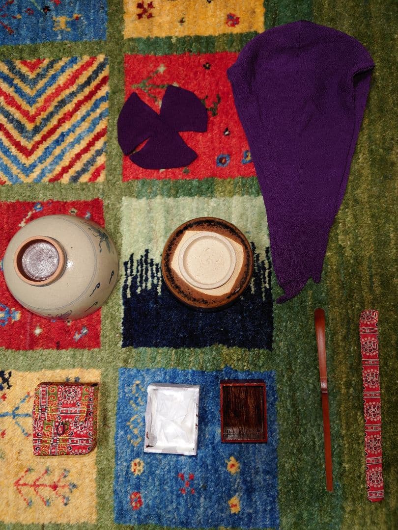 御所籠竹編み茶箱