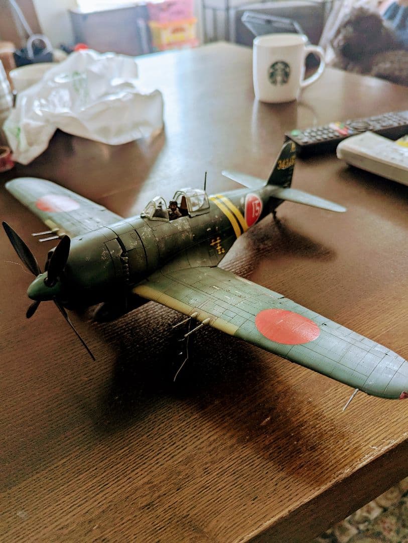 紫電改 ハセガワ 1/32 スケール 菅野直仕様 完成品