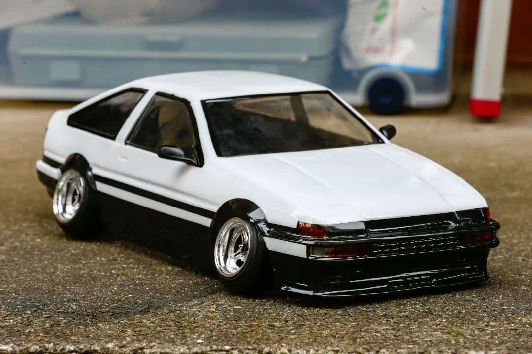 パンドラRC トヨタ AE86 3Drトレノ 未走行 塗装済みボディ