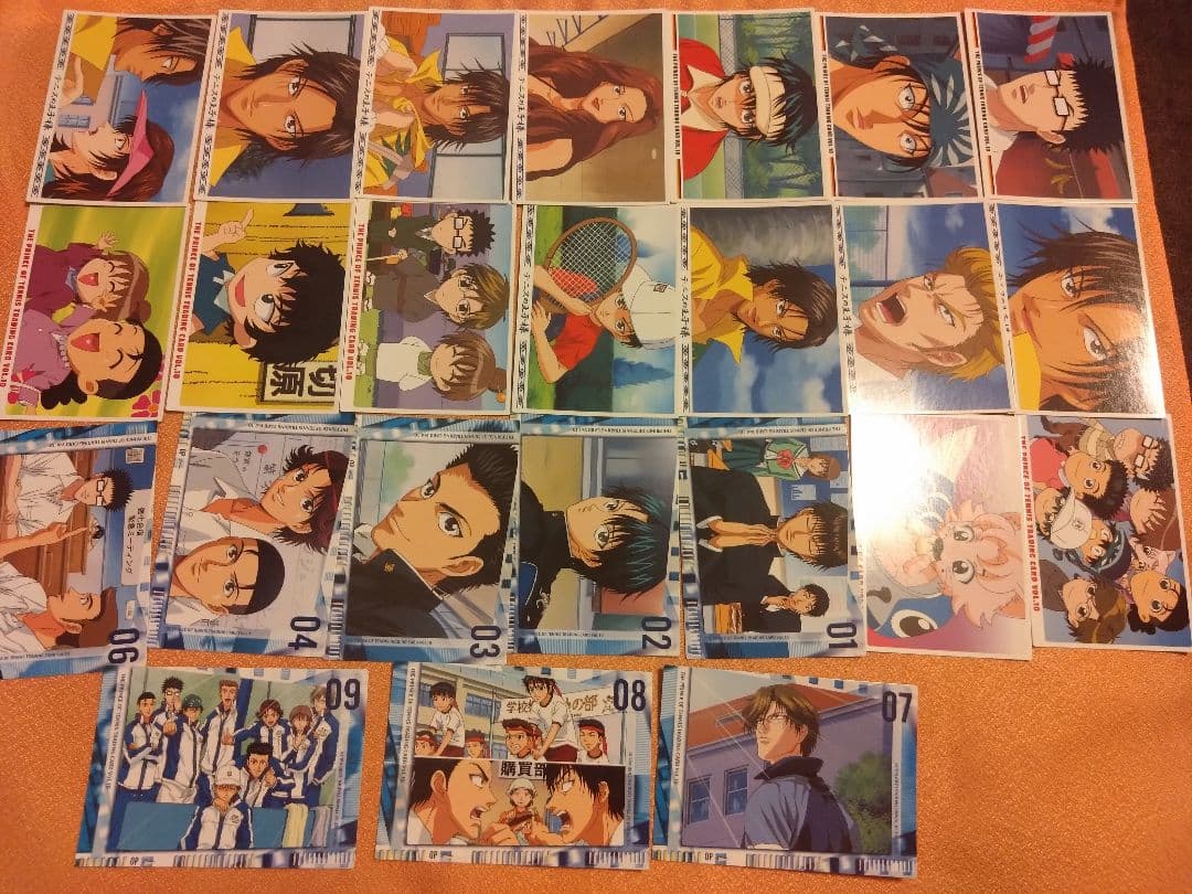 激レア！美品テニプリカードセット！対決日米ジュニア選抜トレカvol10箱袋つき！