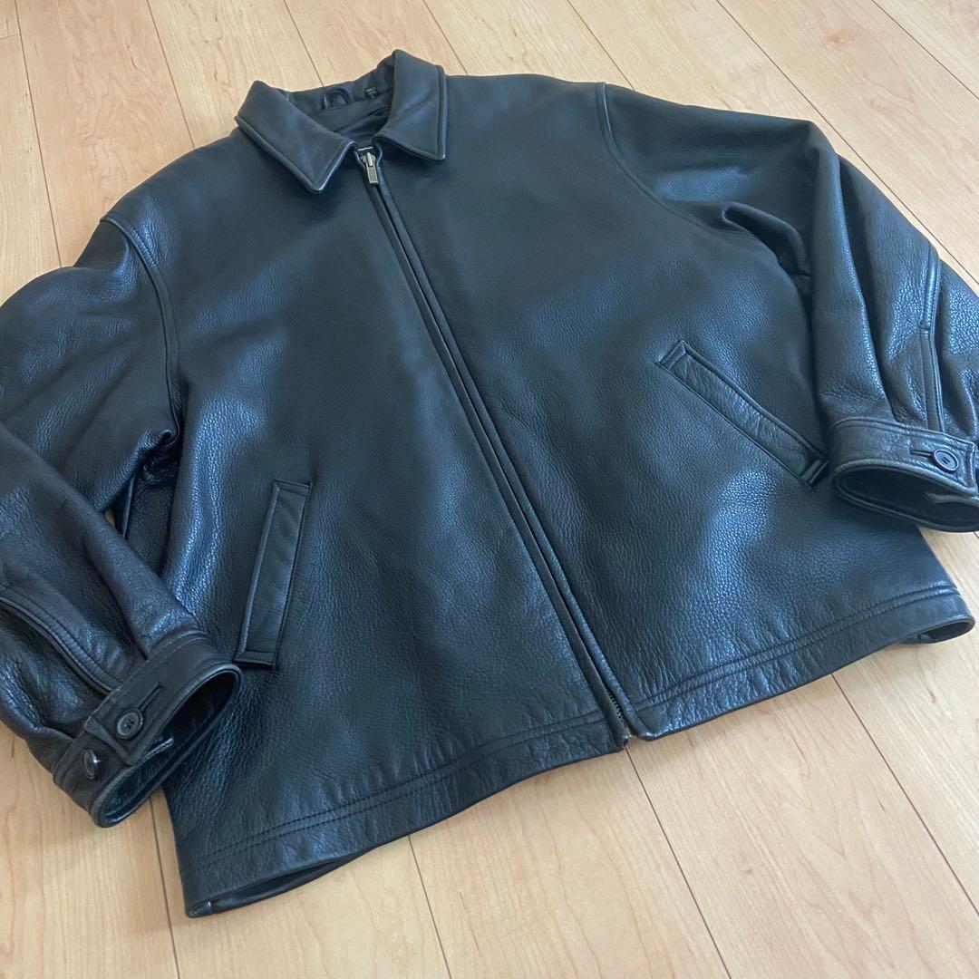 leather limited 90s シングル レザージャケット ブラック L