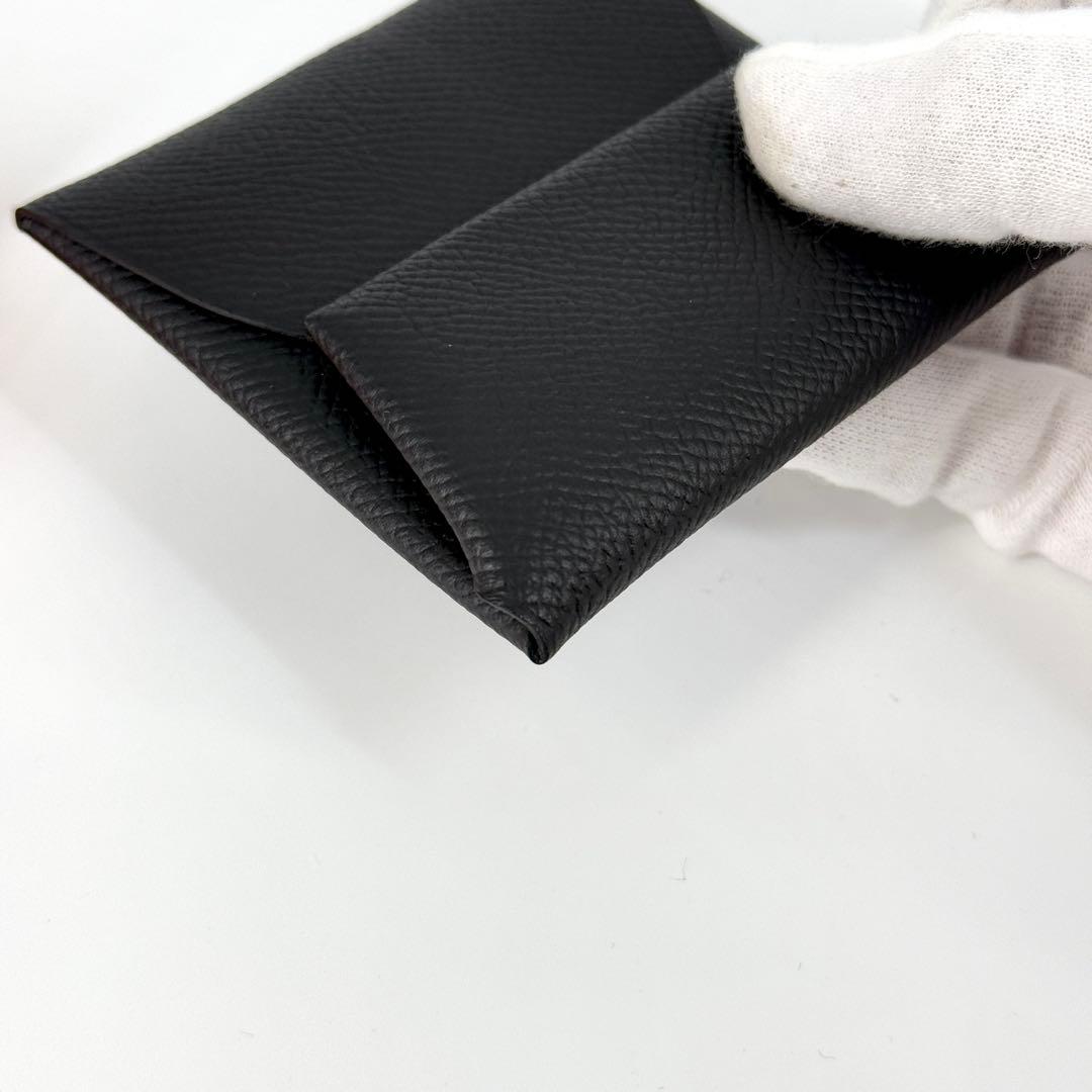 新品 HERMES バスティア ケース ノワール ブラック B刻印 黒