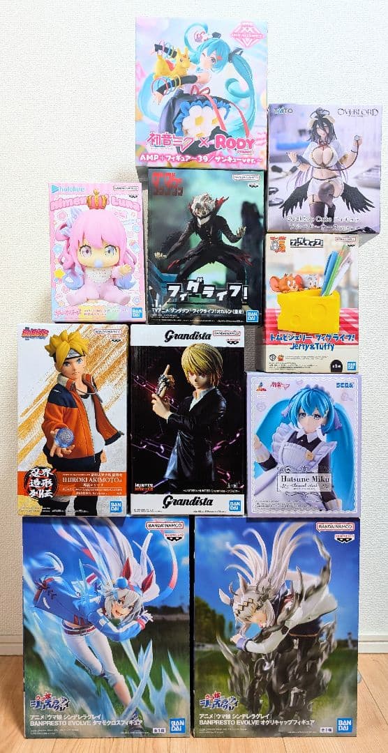 【ウマ娘/初音ミク/キルア/うずまきボルト他】プライズ10体セットまとめ売り