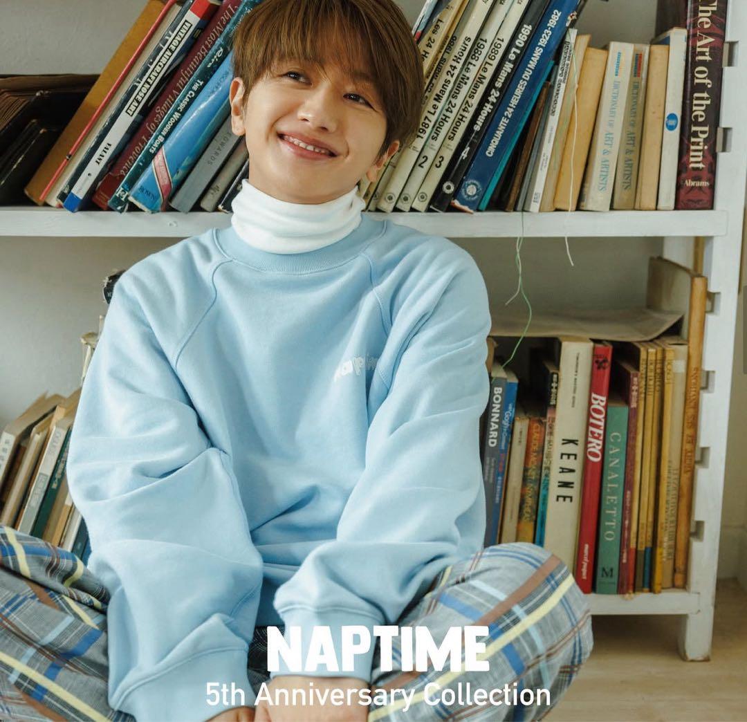 ナップタイム　naptime. Nissy 西島隆弘　スウェット　プルオーバー青