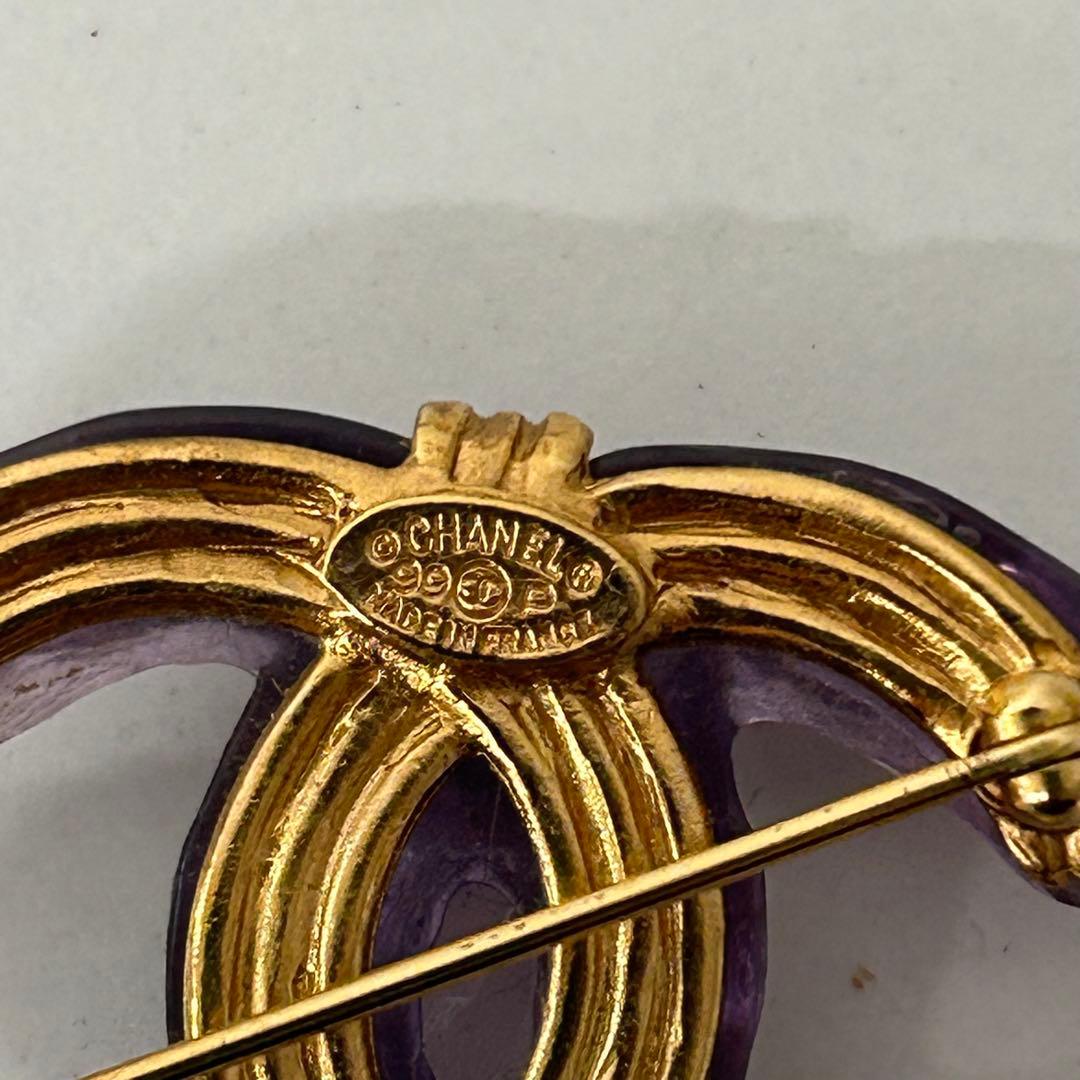 CHANEL シャネル ブローチ コサージュ ココマーク 樹脂