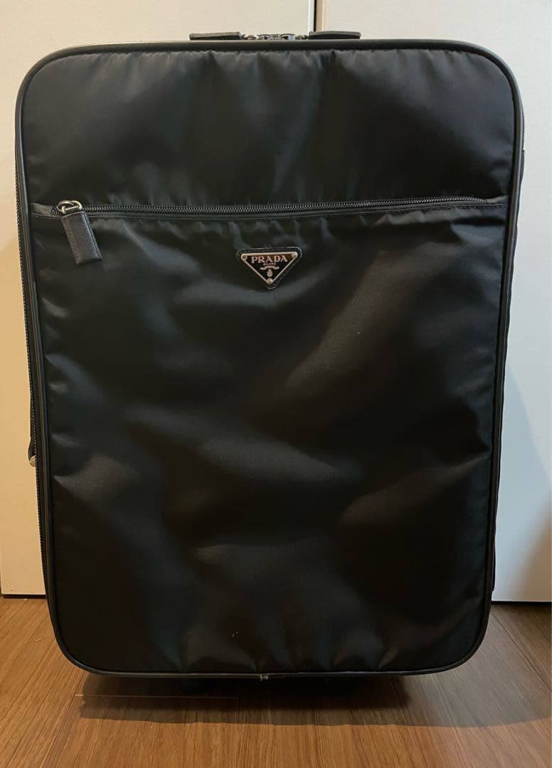 プラダ　ナイロン　レザー　キャリーケース　キャリーバック