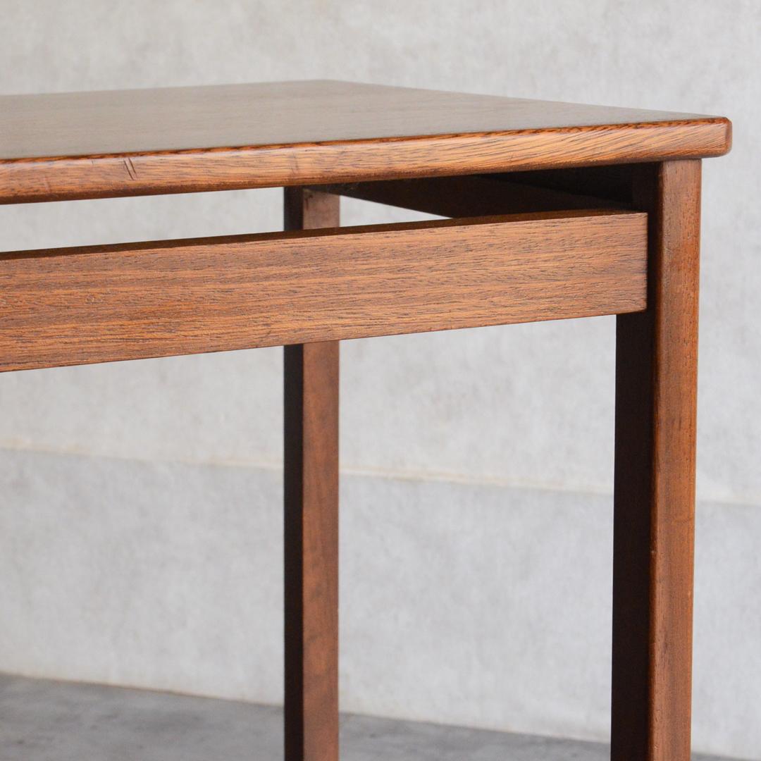 ヴィンテージ チーク ネストテーブル 抽斗付 サイドテーブル ナイトテーブル