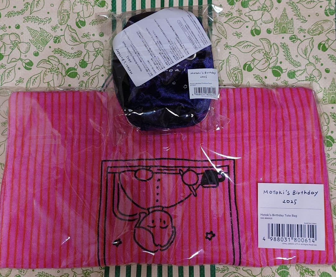 ミセスグリーンアップル 大森元貴 もっくん バースデー ポーチ トートバッグ