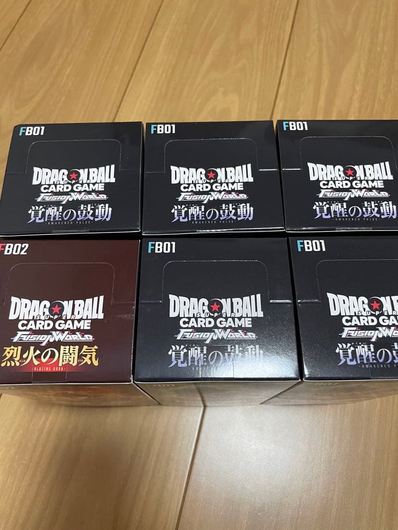 ドラゴンボール　フュージョンワールド　覚醒の鼓動4box 烈火の闘 1box