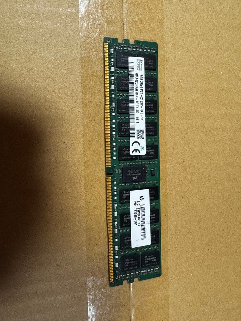 勤*人様 DDR4 ECC メモリー 64GB (動作未確認)