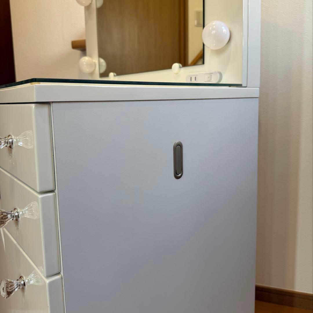 LEDライト付 ドレッサー 女優ミラー 東京インテリア