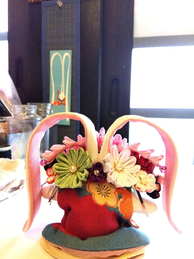 辻村ジュサブロー　花うさぎ