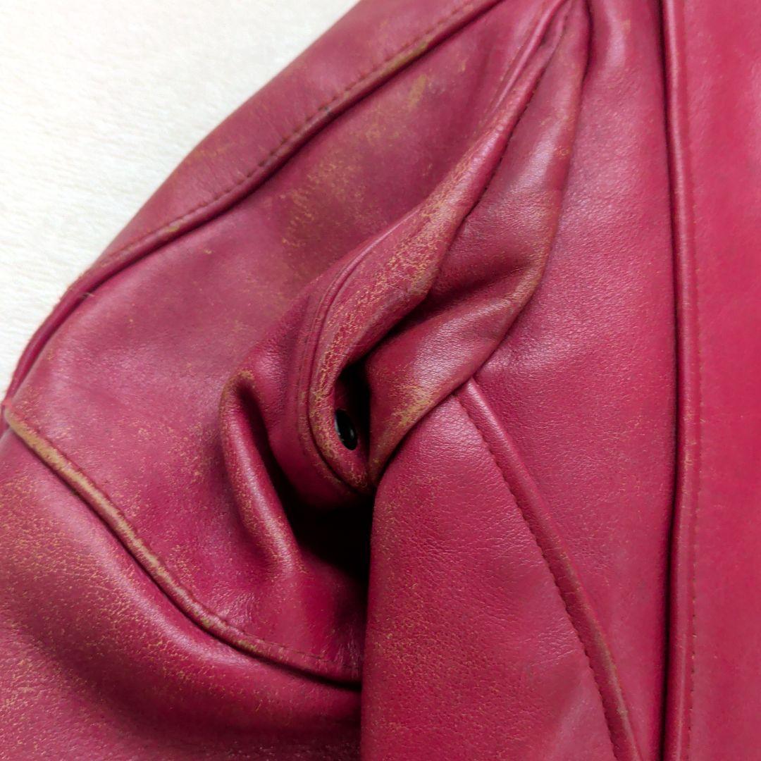 ドッグファイト　レザー　シングルライダースジャケット