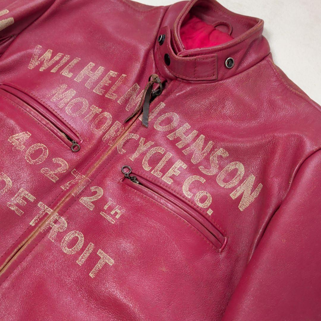 ドッグファイト　レザー　シングルライダースジャケット