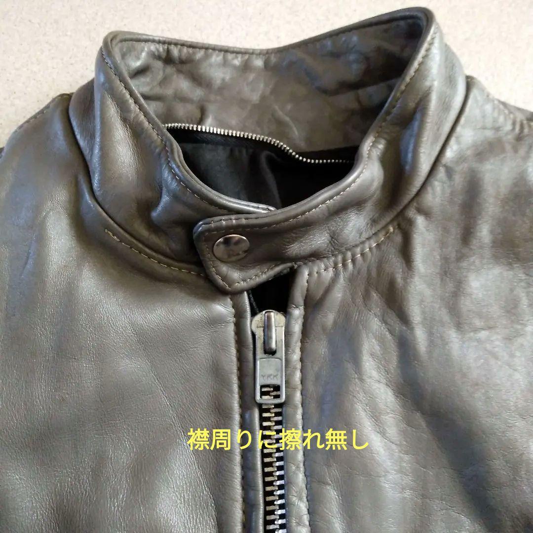 Vintage タグ無し Schott シングル ライダース レザージャケット