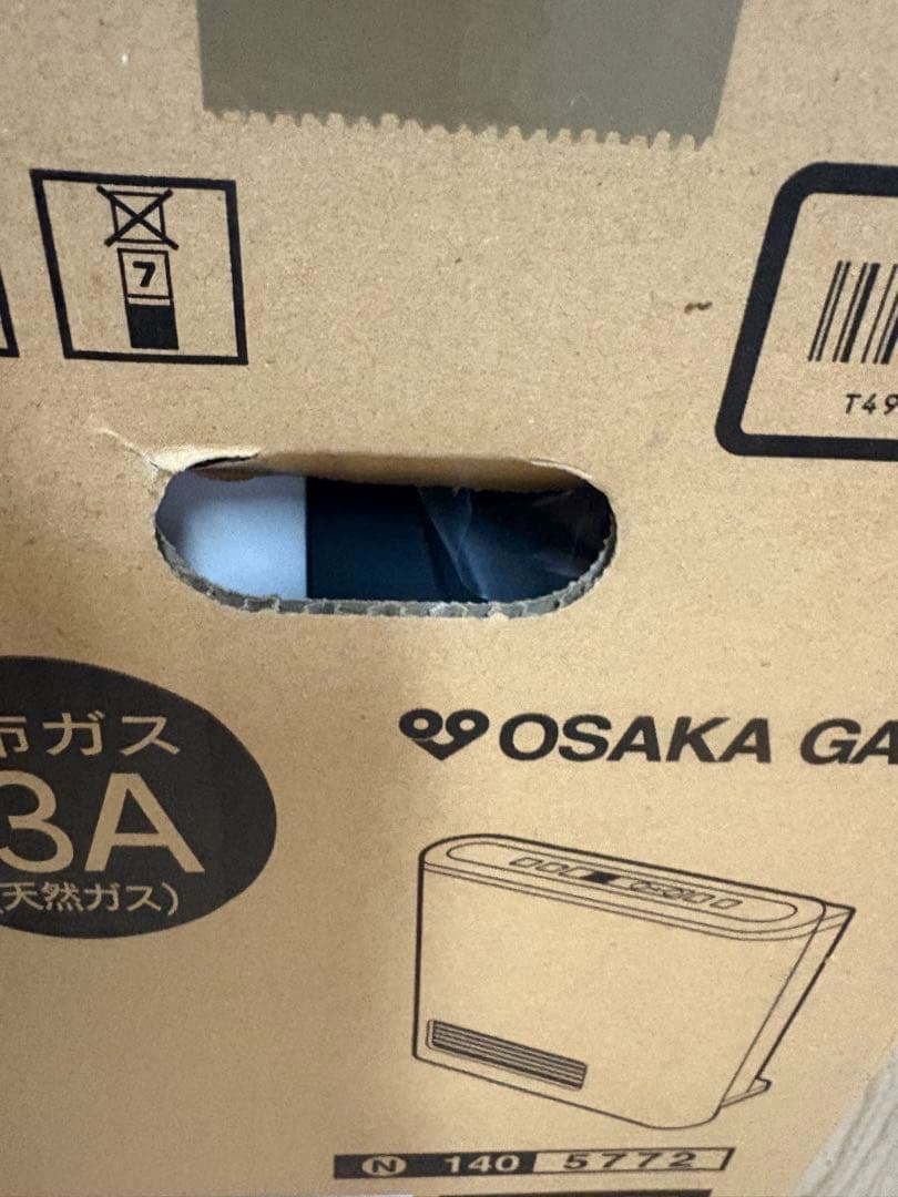 OSAKA GAS ガスファンヒーター N140 5772 GFH-2402S