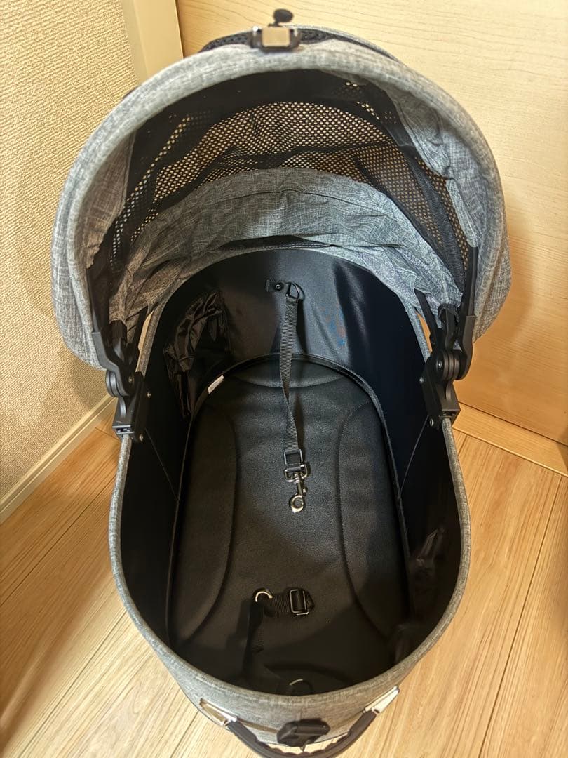 エアバギー ドーム3 レギュラーサイズ アースグレー［コット単品＋バスケット］