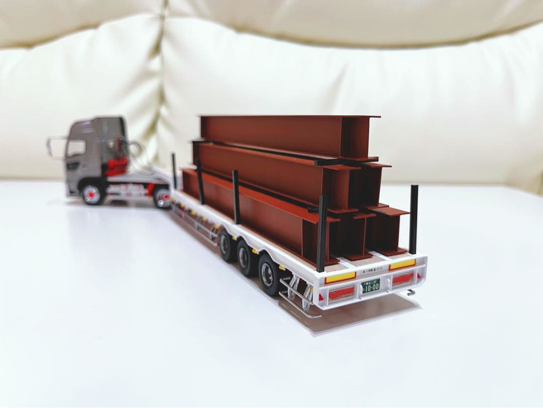 1/50 まな板 H鋼付 トレーラー ケンクラフト 日野 プロフィア　建機　重機