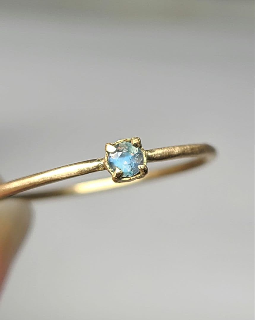 まる美しきブルーシラー!!★ブラジル産アレキサンドライト★リングオーダー