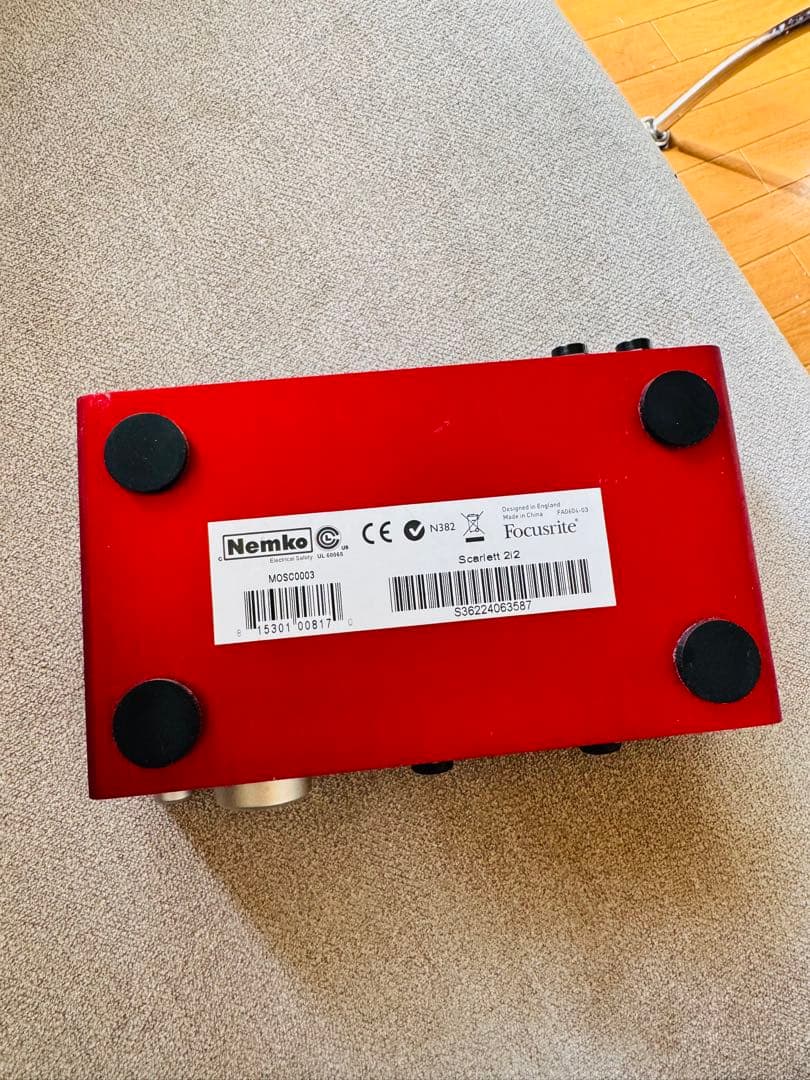 DTM・DAW Focusrite Scarlett 2i2 1st gen