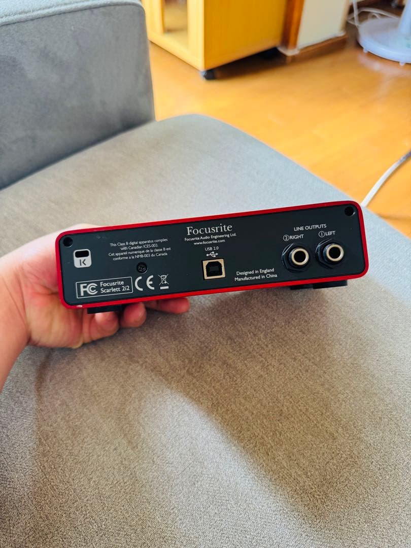 DTM・DAW Focusrite Scarlett 2i2 1st gen