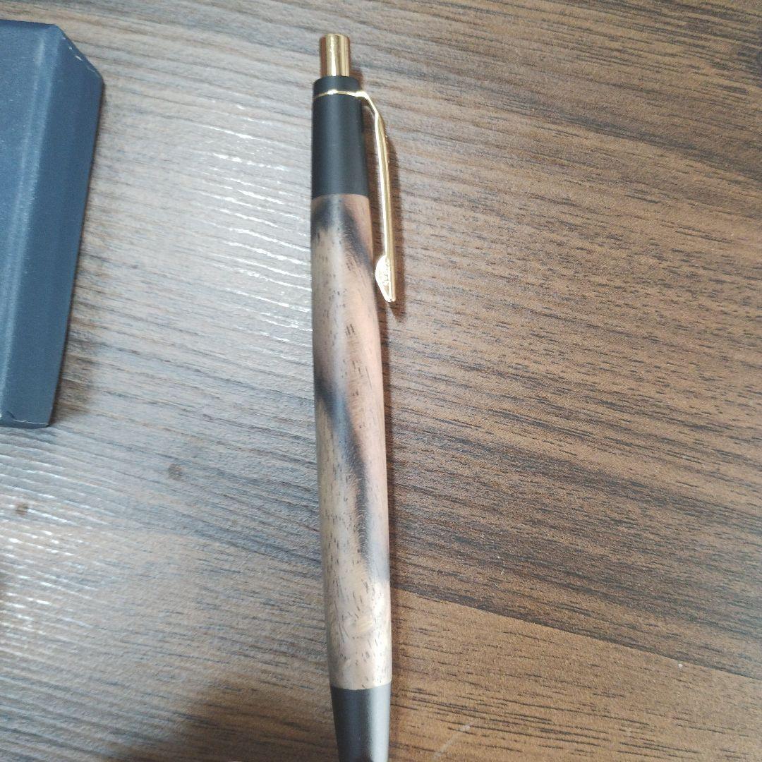 野原工芸黒柿シャーペンゴールド金具